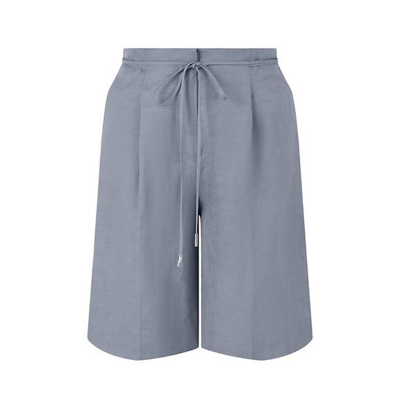 Halston linen shorts size 2 - Picture 2 of 6